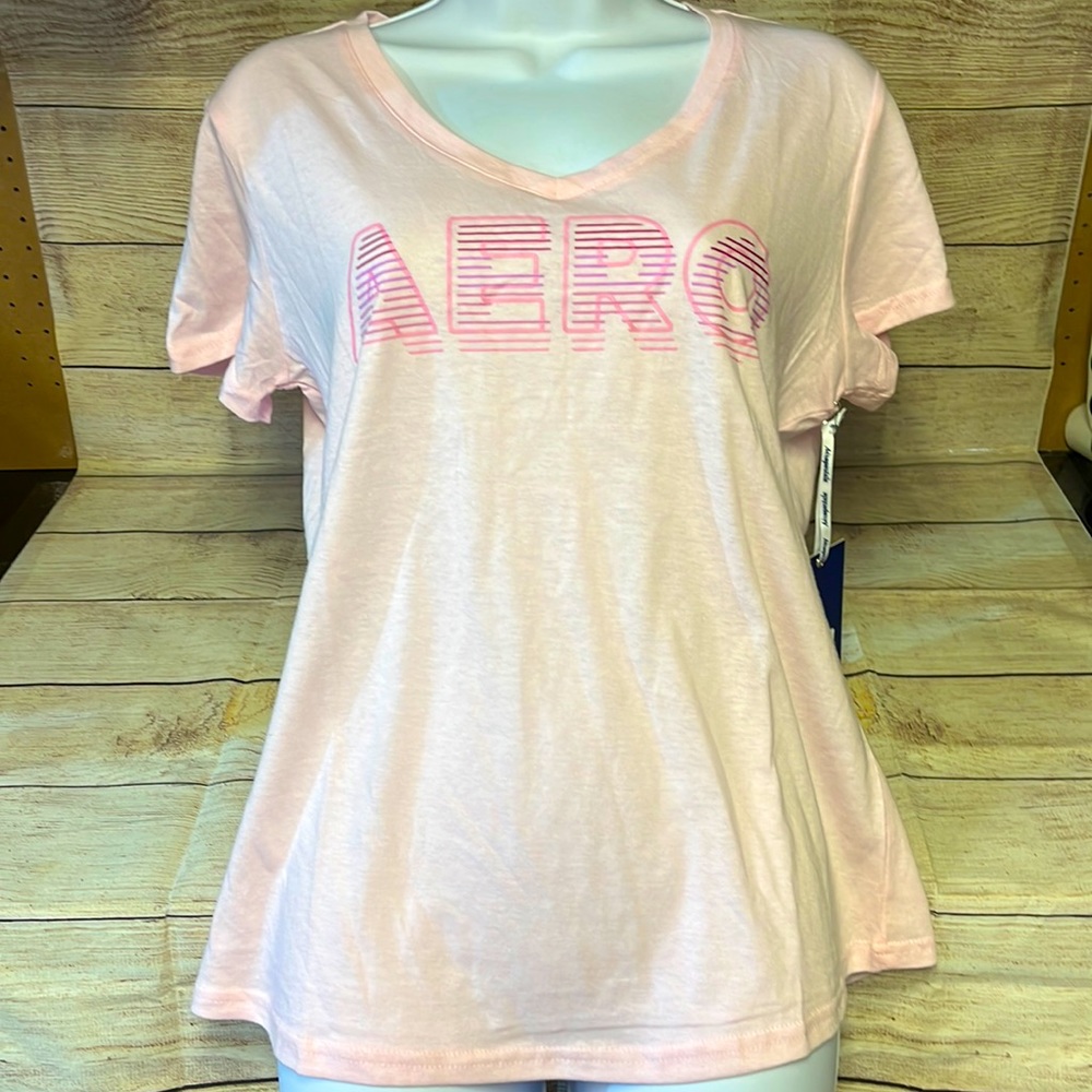 Aeropostale Light Pink Short Sleeve (Smoker)